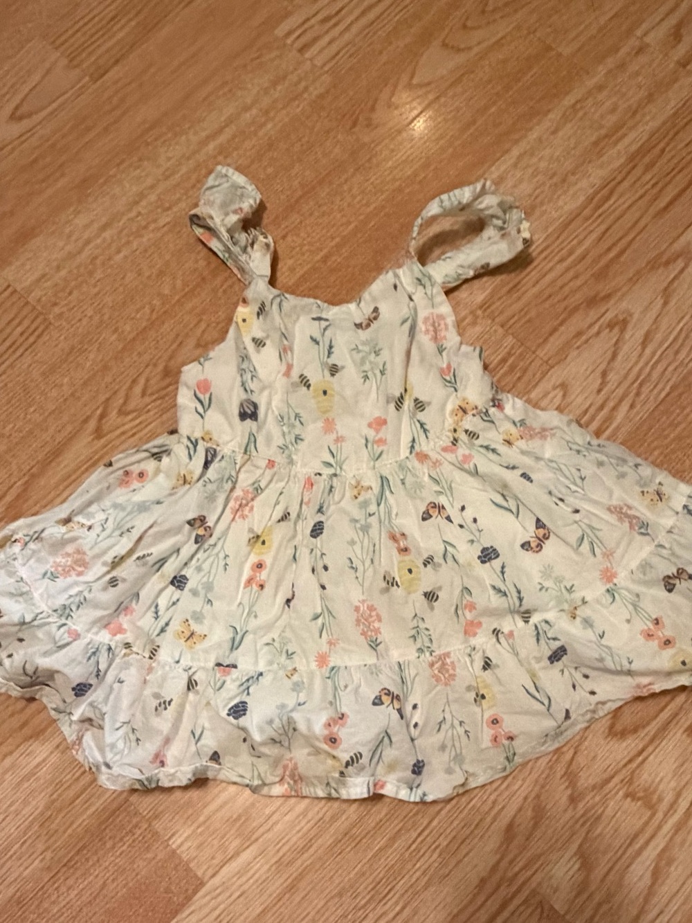 Rachel Zoe 2T Vintage Style Floral Bee Butterfly Tiered Cottagecore Sundres